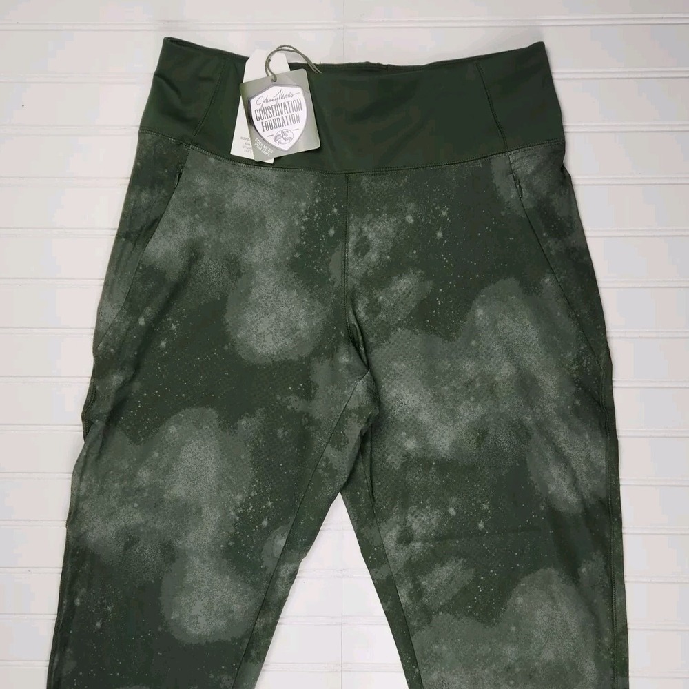 Ascend Womens Sz Medium Tech Jogger Green Zippered Pockets UPF 50+ NEW - Picture 3 of 16
